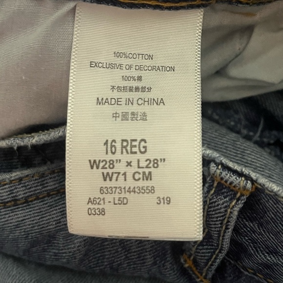 Levi’s 502 Regular Tapered Carpenter Jeans Sz 16 Reg - Picture 7 of 8